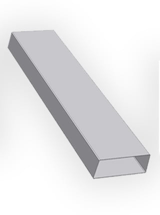 Plokščias ventiliacijos Vamzdis