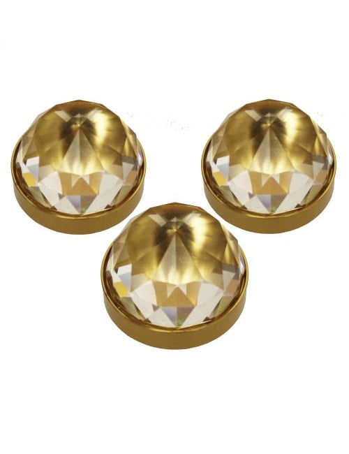 Kristatlų komplektas CR-30 aukso spalvos 3vnt