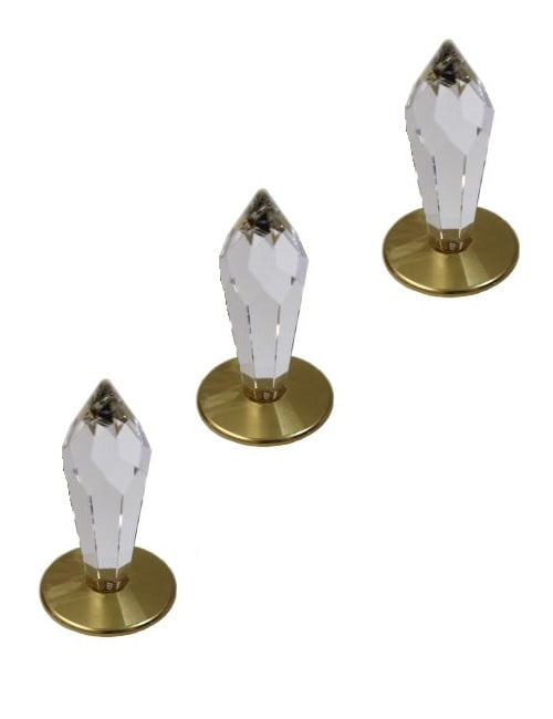 KRISTATLŲ KOMPLEKTAS CR-31 AUKSO SPALVOS 3VNT