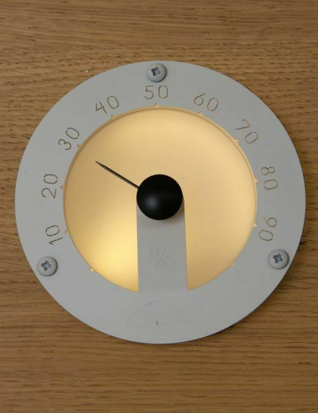 Higrometras apvalus Cariitti Baltas