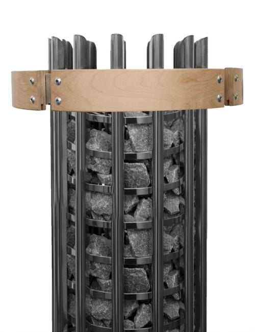 Harvia Glow XE 7kW + aptvarėlis + akmenys