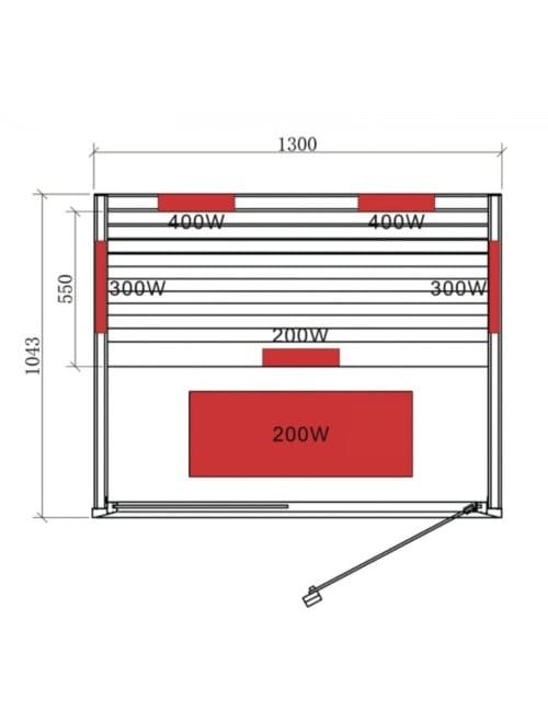 Infraraudonųjų spindulių kabina Harvia Onni Small