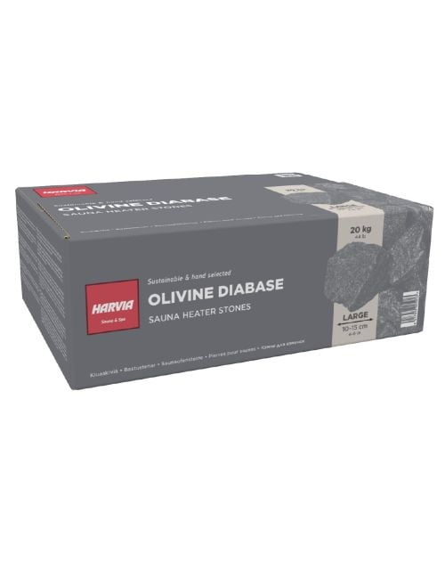 Pirties akmenys Harvia, olivino diabazas 10-15cm 20kg