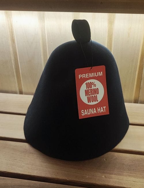 Merino vilnos veltinė kepurė juoda