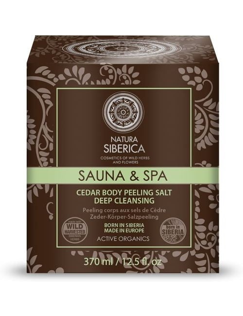 NS Sauna & Spa Kūno druskos pilingas su kedru, 370ml