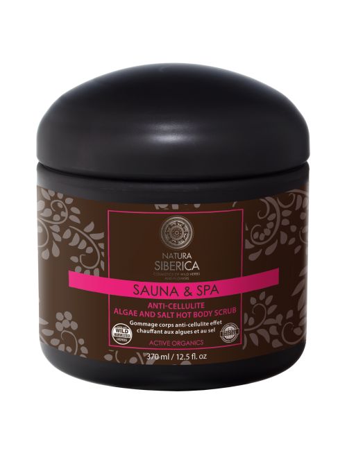 NS Sauna & Spa Šveitiklis kūnui anticeliulitinis su druska „karštas”, 370ml