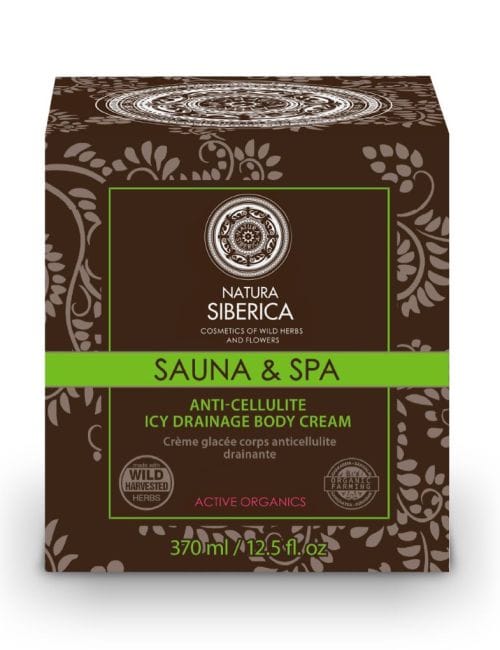 NS Sauna & Spa Kremas kūnui anticeliulitinis Icy drainage, 370ml