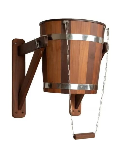 Paverčiamas kubilas 20L iš termo medienos