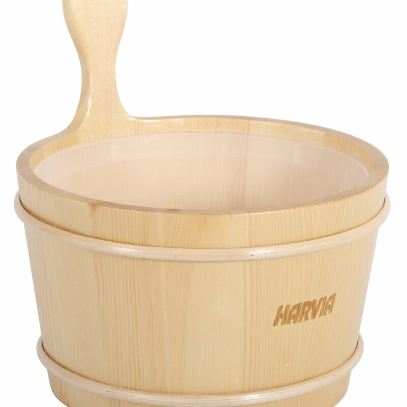 Medinis kubiliukas Harvia 4L su plastikiniu įdėklu