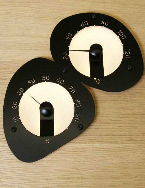 Termometras – higrometras Cariitti juodas