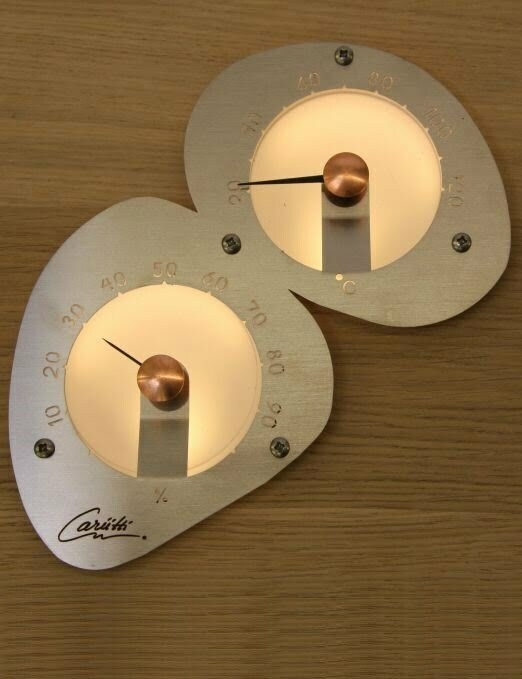 Termometras – higrometras Cariitti plieninis