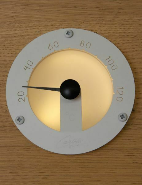 Termometras apvalus Cariitti baltas