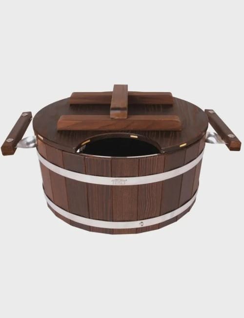 Vantų plikytuvas 15L iš termo medienos