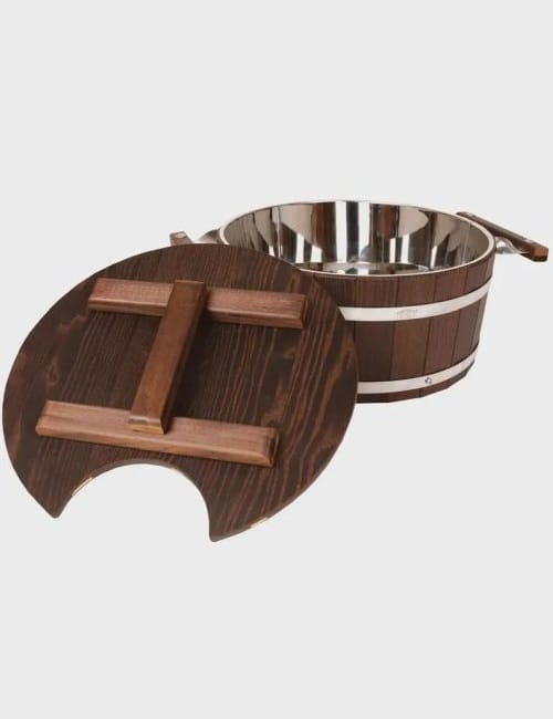 Vantų plikytuvas 15L iš termo medienos