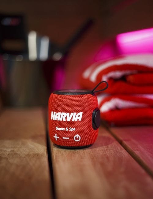 HARVIA vandeniui atsparus garsiakalbis, raudonas