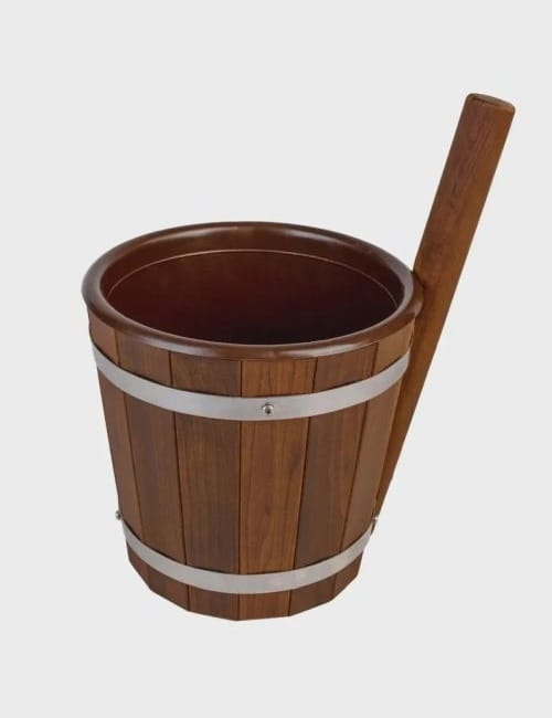 Termo medienos kubiliukas 5L su plastikiniu įdėklu