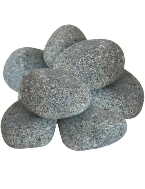 Pirties akmenys olivino diabazas 5-10cm gludinti 15kg