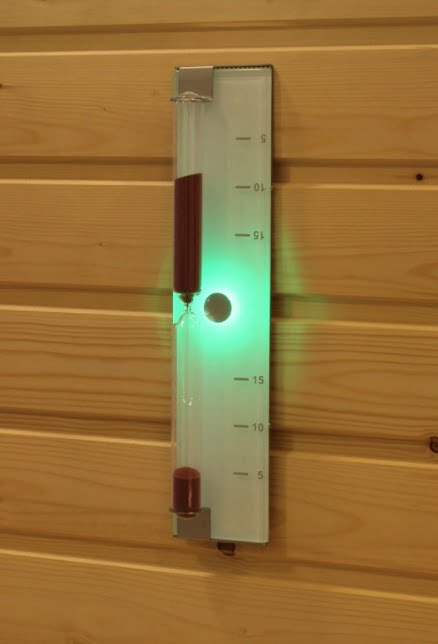 Šviestuvas – smėlio laikrodis