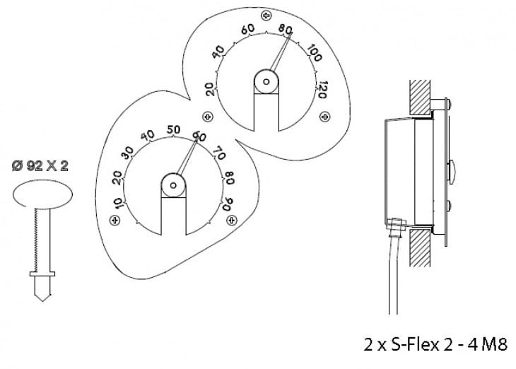Termometras – higrometras Cariitti baltas